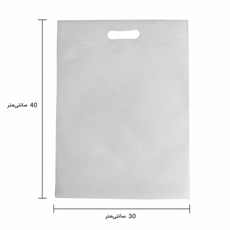 ساک هدیه مدل سوزنی ساده کد 3040 بسته 20 عددی