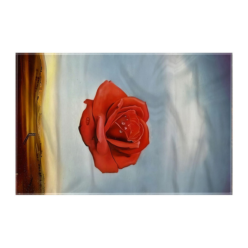 کاغذ کادو ترمه طراحان ایده مدل گل رز مراقبه ای از دالی کد art0735