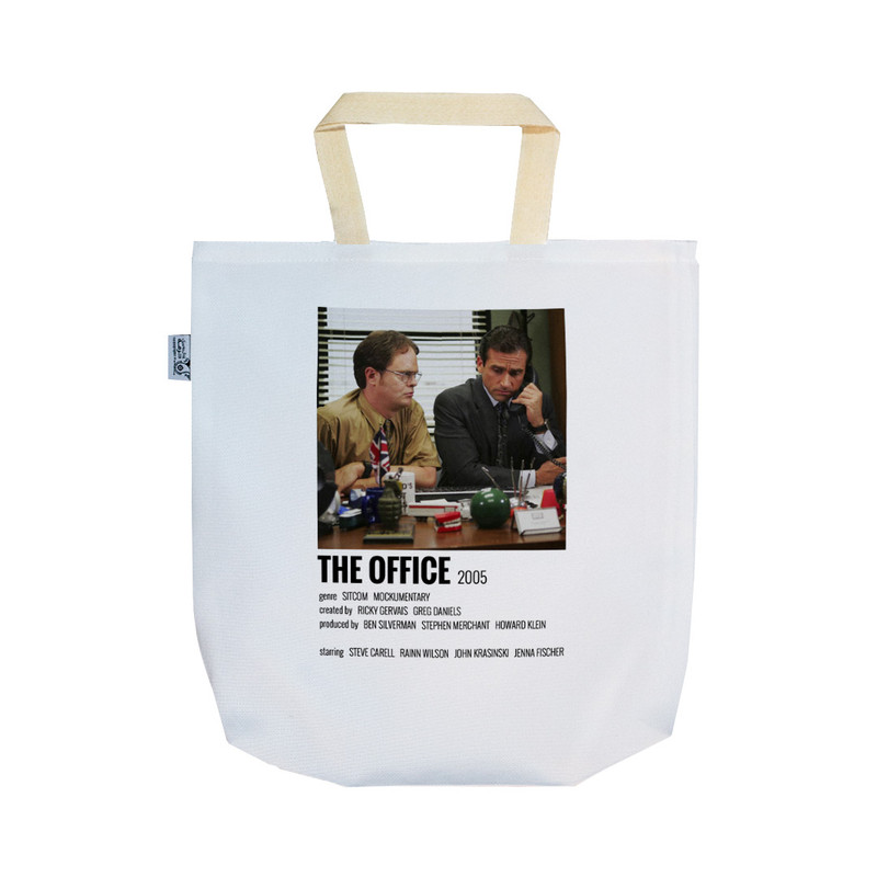 ساک خرید ترمه طراحان ایده مدل the office کد strm0838 - SS