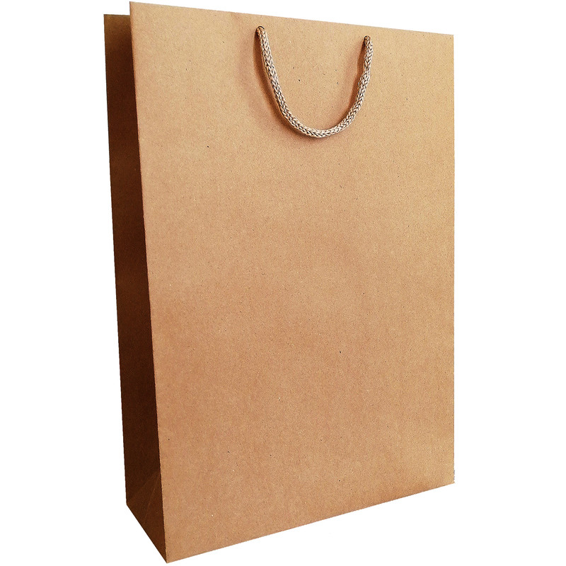 ساک هدیه مدل کرافت ساده کد p1 بسته 25 عددی
