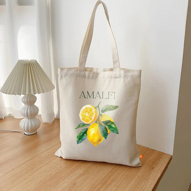 ساک خرید پارچه ای آس استایل من طرح لیمو کد ART1298