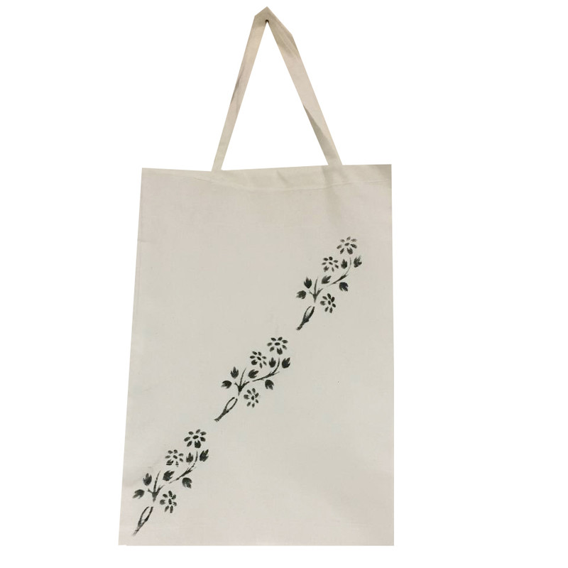 ساک خرید طرح گل کد 1