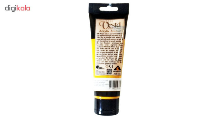 رنگ اکریلیک وستا مدل 09 Cadmium Yellow Hue حجم 75 میلی لیتر