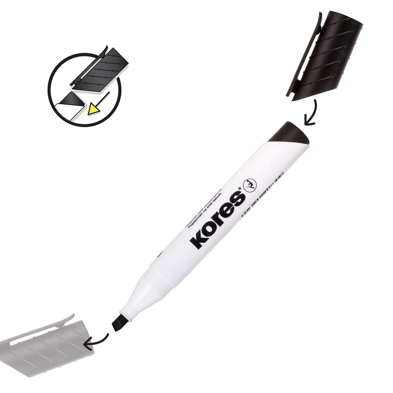 ماژیک وایت برد 6 رنگ کورس مدل K-Marker XW2