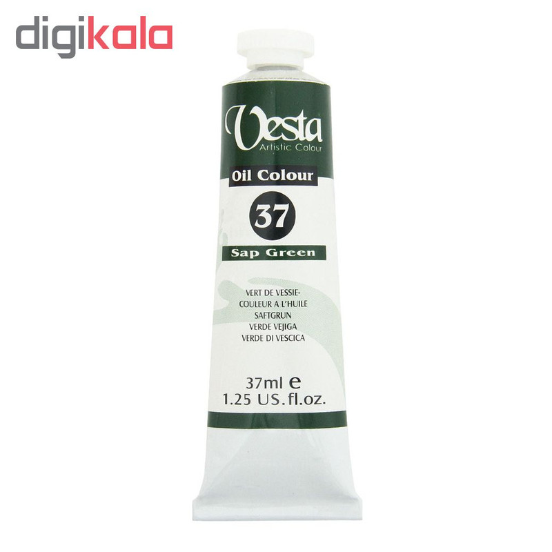 رنگ روغن وستا مدل Sap Green 37 حجم 37 میلی لیتر