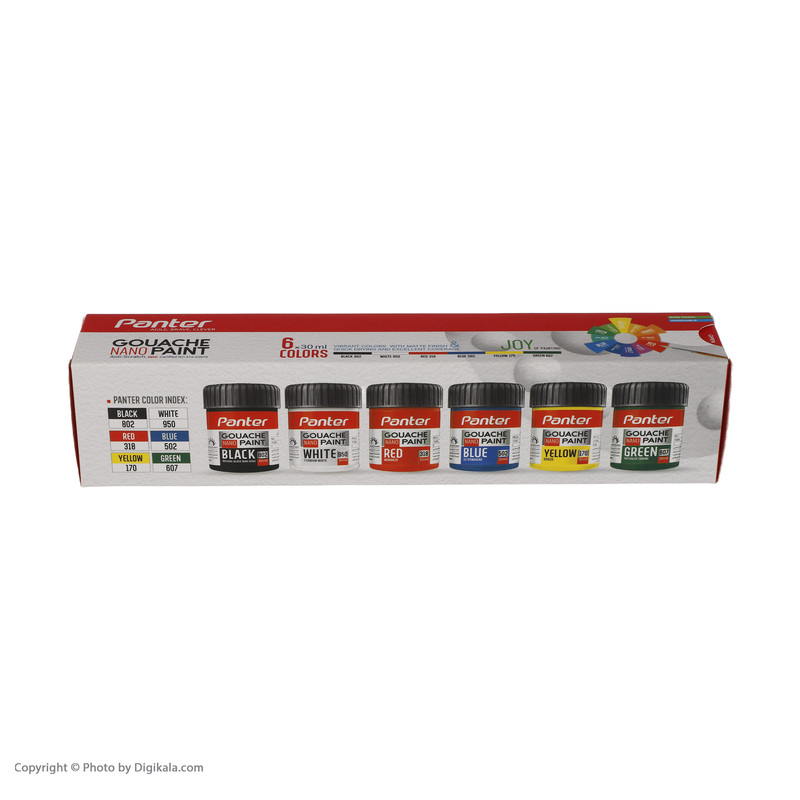 گواش 6 رنگ پنتر کد GP-711-6