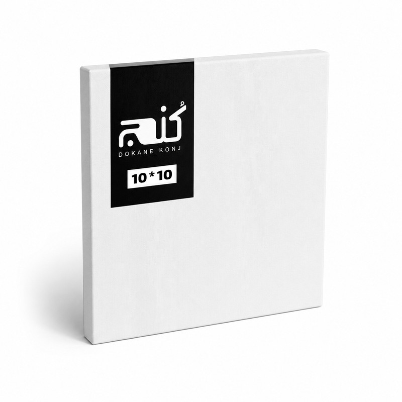 بوم نقاشی مربع کنج مدل KJ-001 سایز ۱۰×۱۰ سانتی‌متر