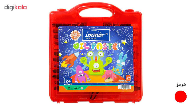 پاستل 24 رنگ ایمر کد JM 619-24