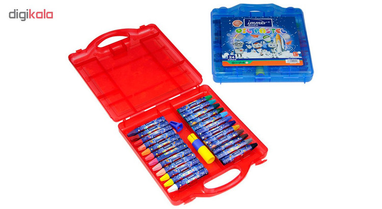 پاستل 24 رنگ ایمر کد JM 619-24