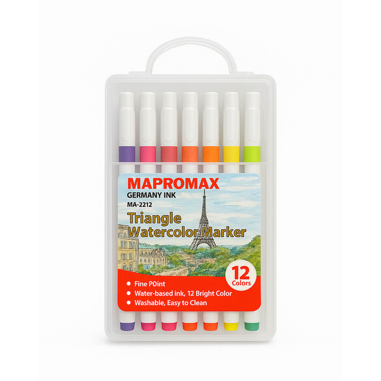 ماژیک آبرنگی مدل MaproMax بسته 12 عددی