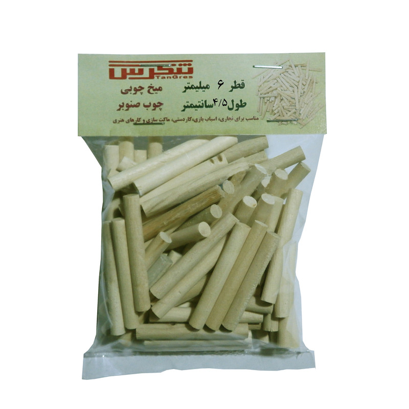 میخ چوبی تنگرس مدل  M045006_50 بسته 50 عددی