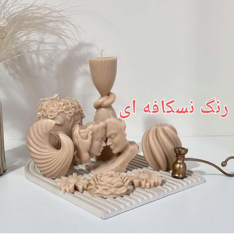رنگ تزئین شمع دارینا مدل 02 مکعبی بسته 2 عددی