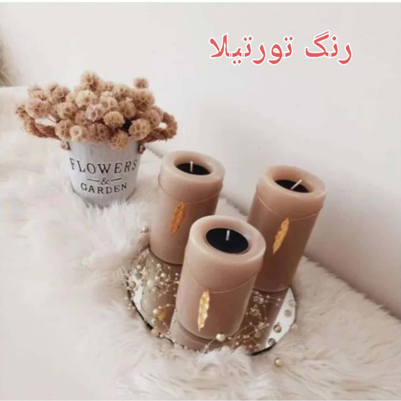 رنگ تزئین شمع دارینا مدل 02 مکعبی بسته 2 عددی