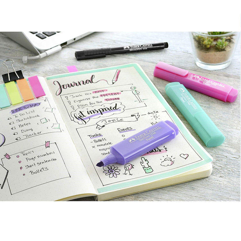 ماژیک علامت گذار فابر کاستل مدل pastel textliner