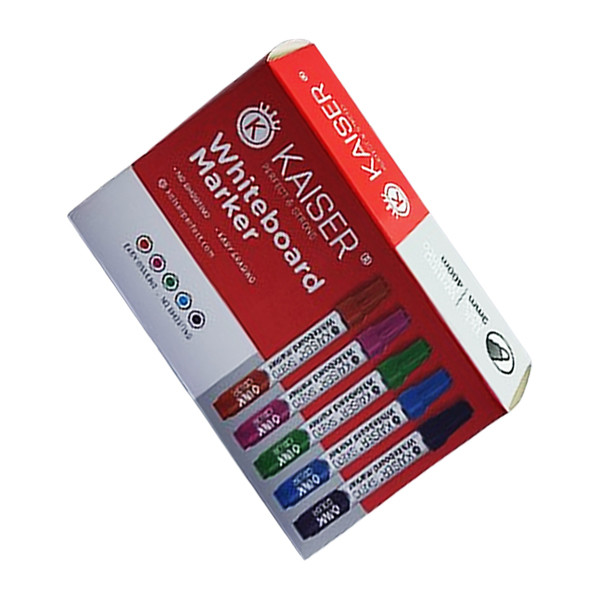 ماژیک وایت برد کایزر مدل رنگی کد SK870 بسته 12 عددی