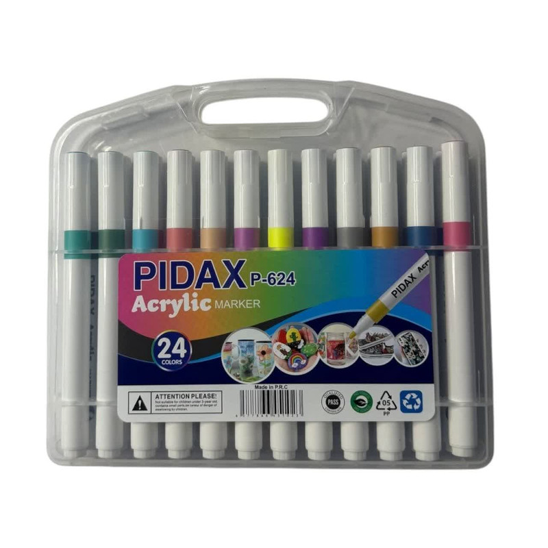 ماژیک چند منظوره پیداکس مدل p-624 بسته 24 عددی