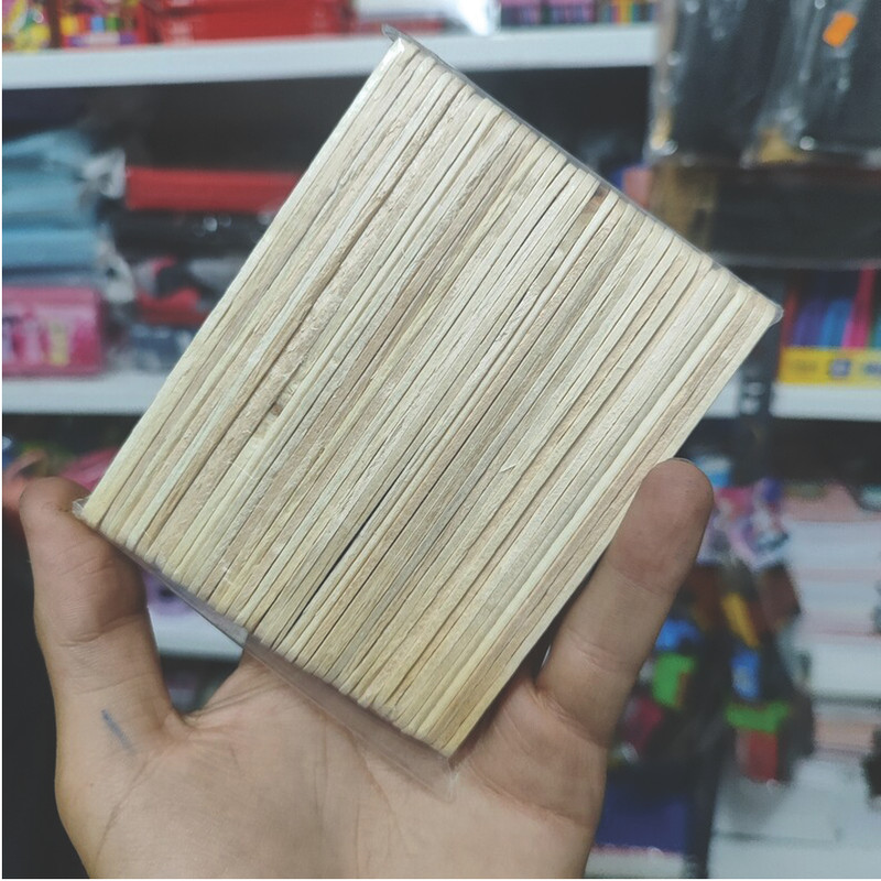 چوب بستنی عزیزی طرح باریک مدل 1CM11 بسته 1000 عددی