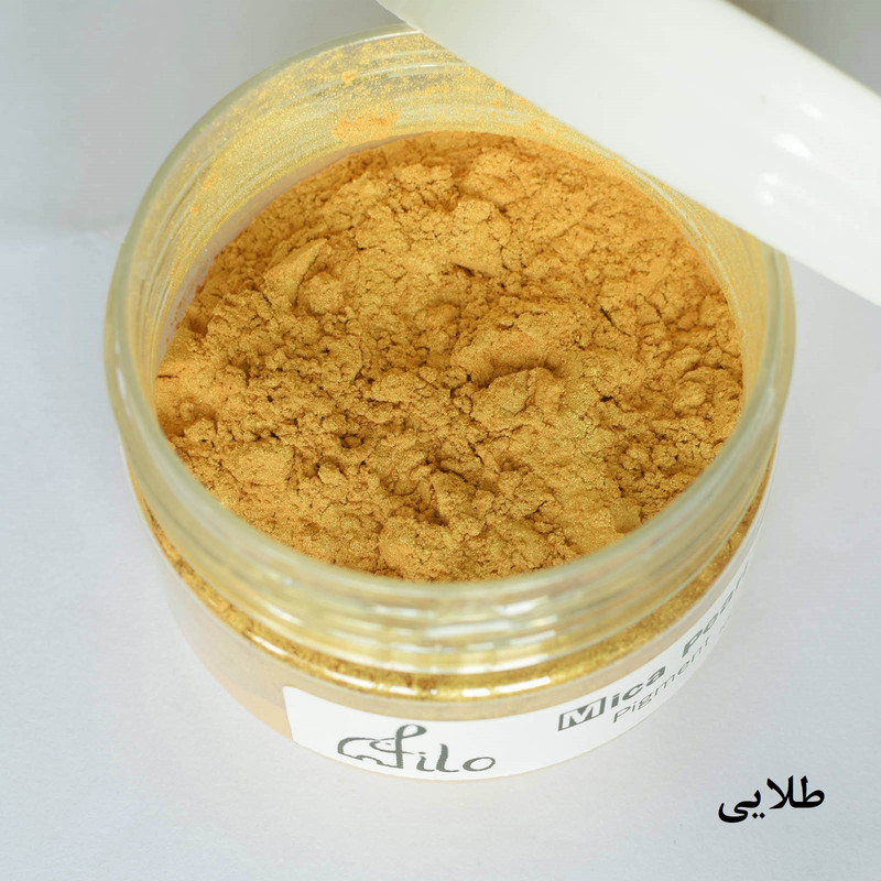 پودر رنگ رزین اپوکسی فیلو مدل Mica Pearl حجم 100 میلی لیتر
