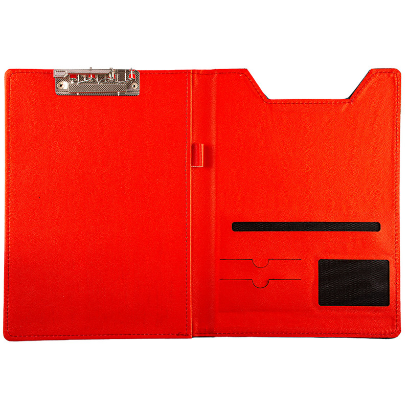 تخته شاسی مدل چرمی جیب دار رنگی تاشو سایز A4