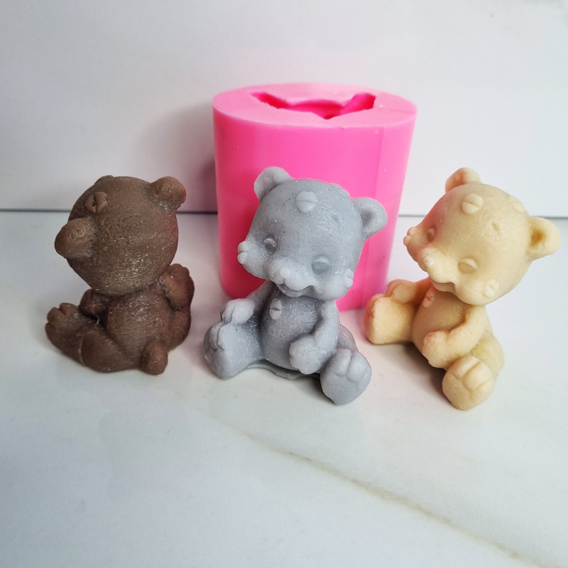 قالب شمع مدل خرس تدی گوگولی کد 07CM