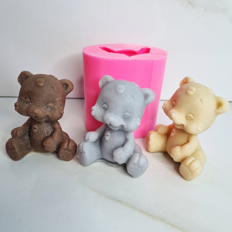 قالب شمع مدل خرس تدی گوگولی کد 07CM
