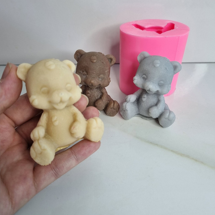 قالب شمع مدل خرس تدی گوگولی کد 07CM