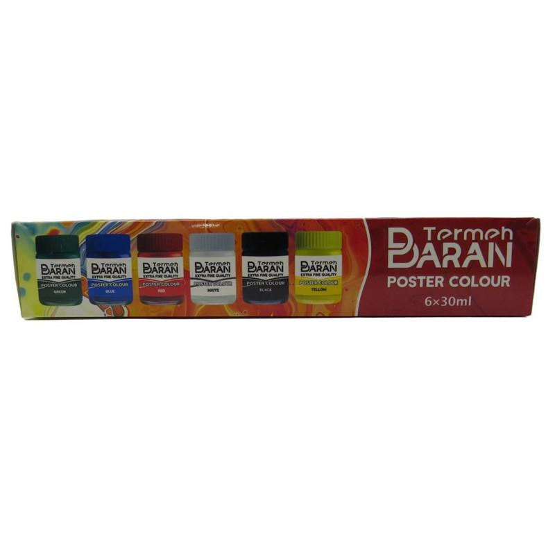 گواش 6 رنگ ترمه باران مدل as-8765