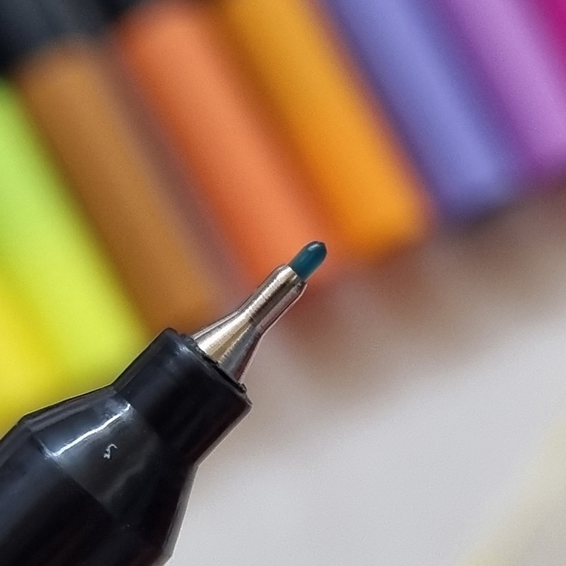 ماژیک رنگ آمیزی مدل راپید براش دوسر بسته 24 عددی