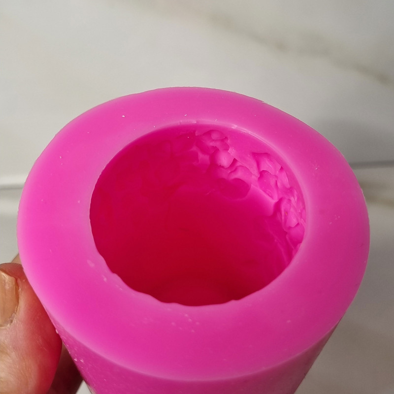 قالب شمع مدل باغ گل مارسلا طرح گل پایین کد C 08CM