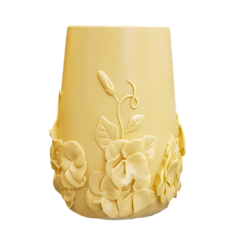 قالب شمع مدل باغ گل مارسلا طرح گل پایین کد C 08CM