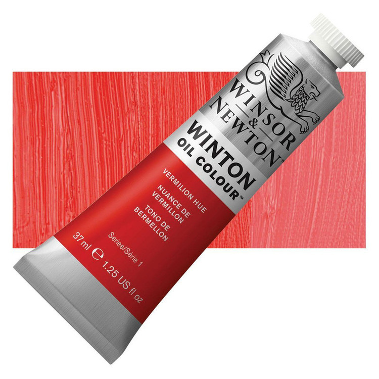 رنگ روغن وینزور اند نیوتون مدل VERMILION HUE 42 حجم 37 میلی لیتر