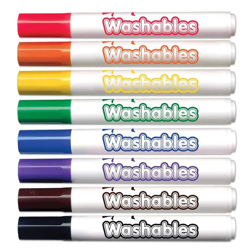ماژیک چند منظوره لیکویی مارک مدل washable کد 159 بسته 6 عددی