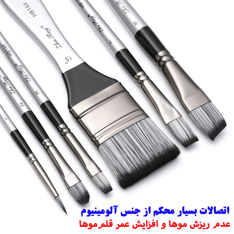 ست قلم مو ژوتینگ مدل HB144 مجموعه 6 عددی