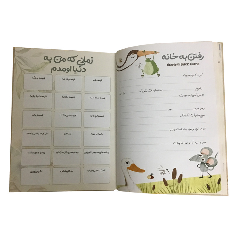 آلبوم عکس و خاطرات کودک مدل فیل 545