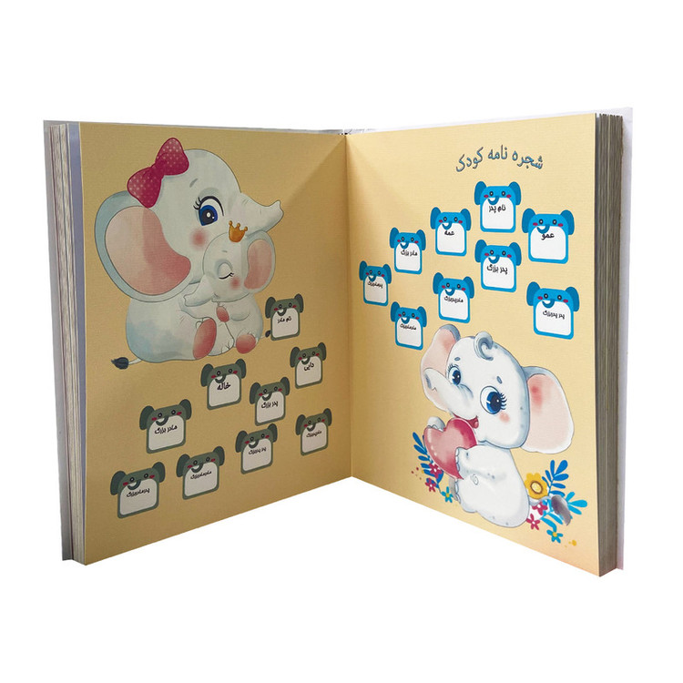 آلبوم خاطرات کودک 20 برگ بکلیت مدل AL-0023