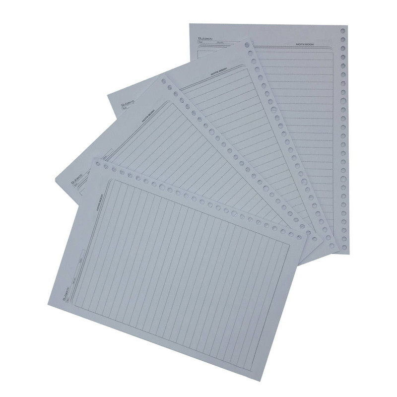 کاغذ کلاسور کد K001 بسته 100 عددی