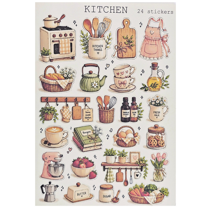 برچسب طرح برش خورده بولت ژورنال مدل Kitchen A5