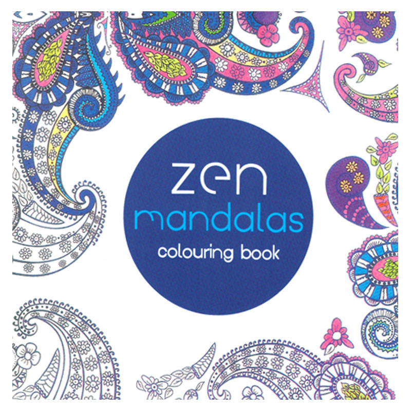 دفتر رنگ آمیزی 15 برگ مدل Zen Mandalas
