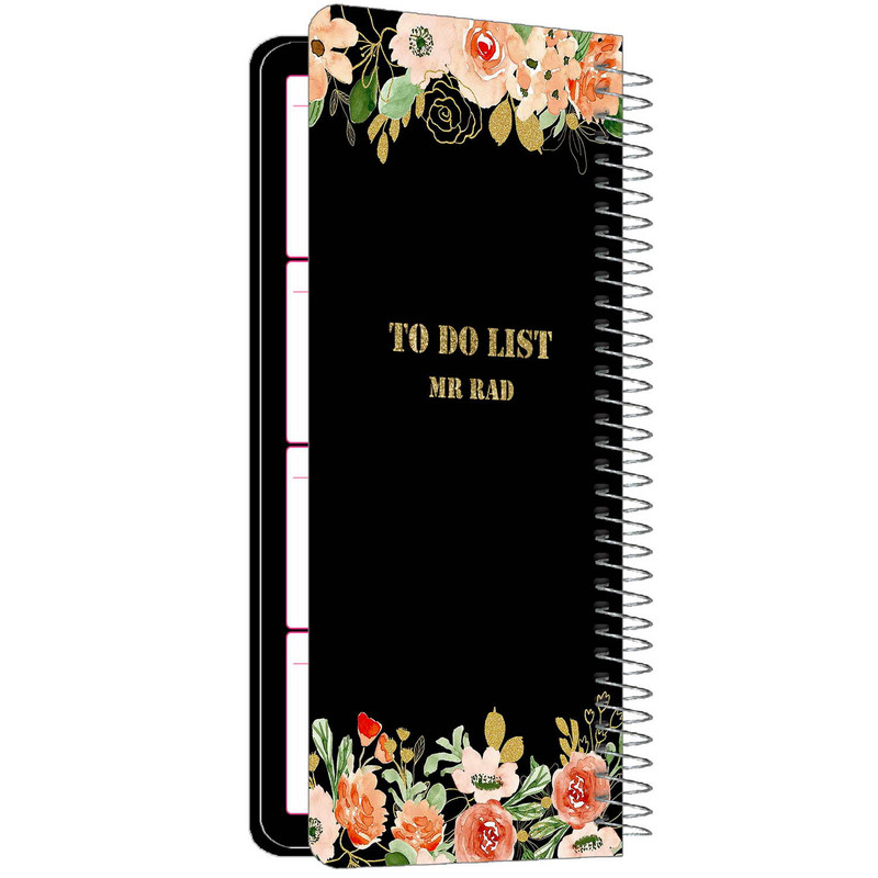 دفترچه یادداشت مستر راد مدل to do list طرح آفتاب کد Flower 1629