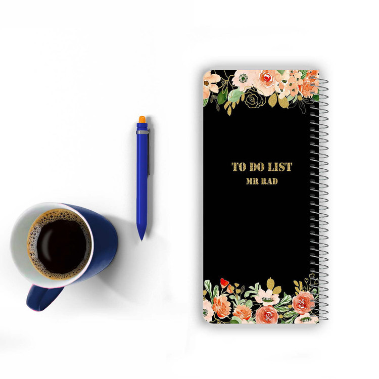 دفترچه یادداشت مستر راد مدل to do list طرح آفتاب کد Flower 1629