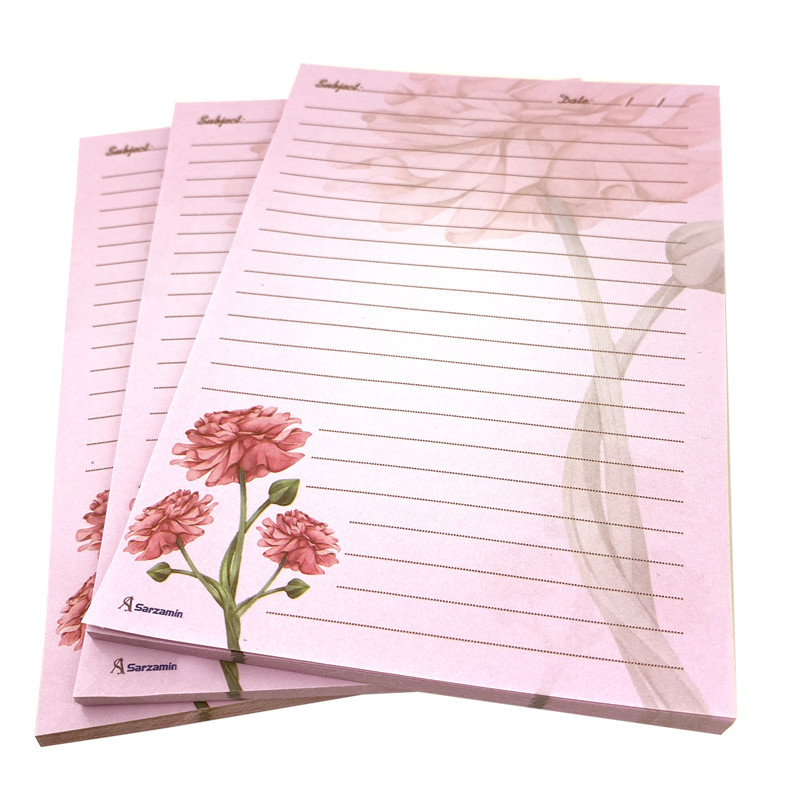 کاغذ یادداشت سرزمین طرح گل بسته 50 عددی