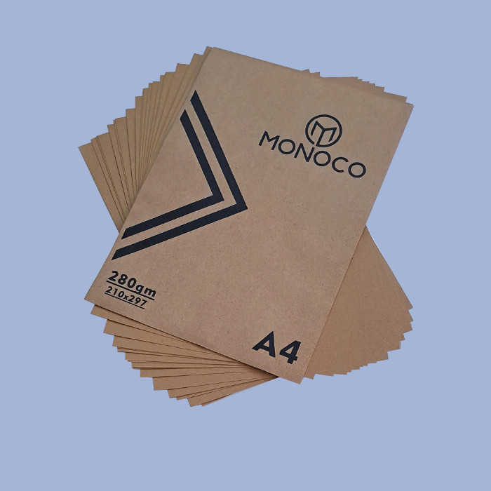 مقوا کرافت مونوکو کد A4-280G سایز 21x29.7 سانتی متر بسته 10 عددی