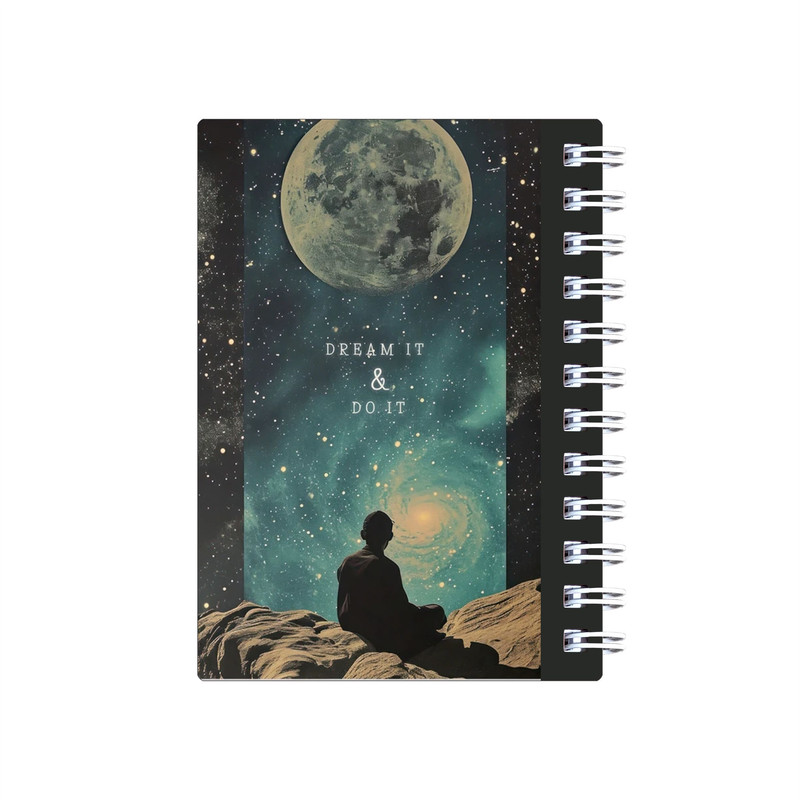 دفترچه یادداشت 50 برگ مدل تو دولیست طرح dream it and do it