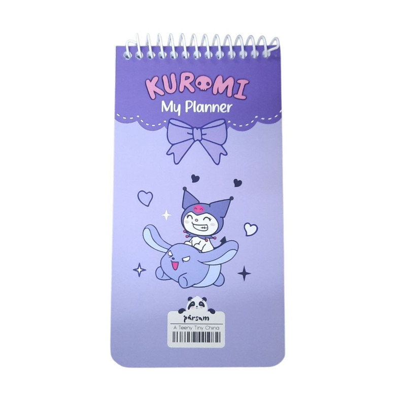 دفتر یادداشت 60 برگ پارسام مدل برنامه ریزی طرح کرومی و تاج کد mn02
