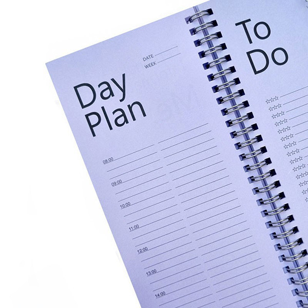 دفترچه برنامهریزی 80 برگ سیمی مدل day plan