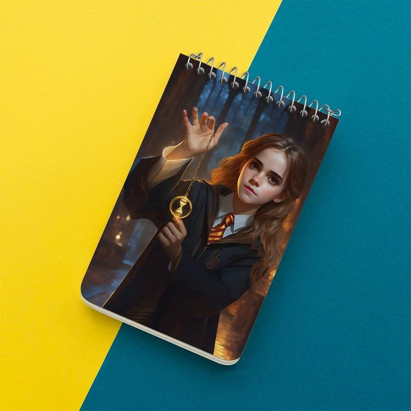 دفتر یادداشت 50 برگ خندالو طرح هرماینی هری پاتر (Harry Potter) کد F7212