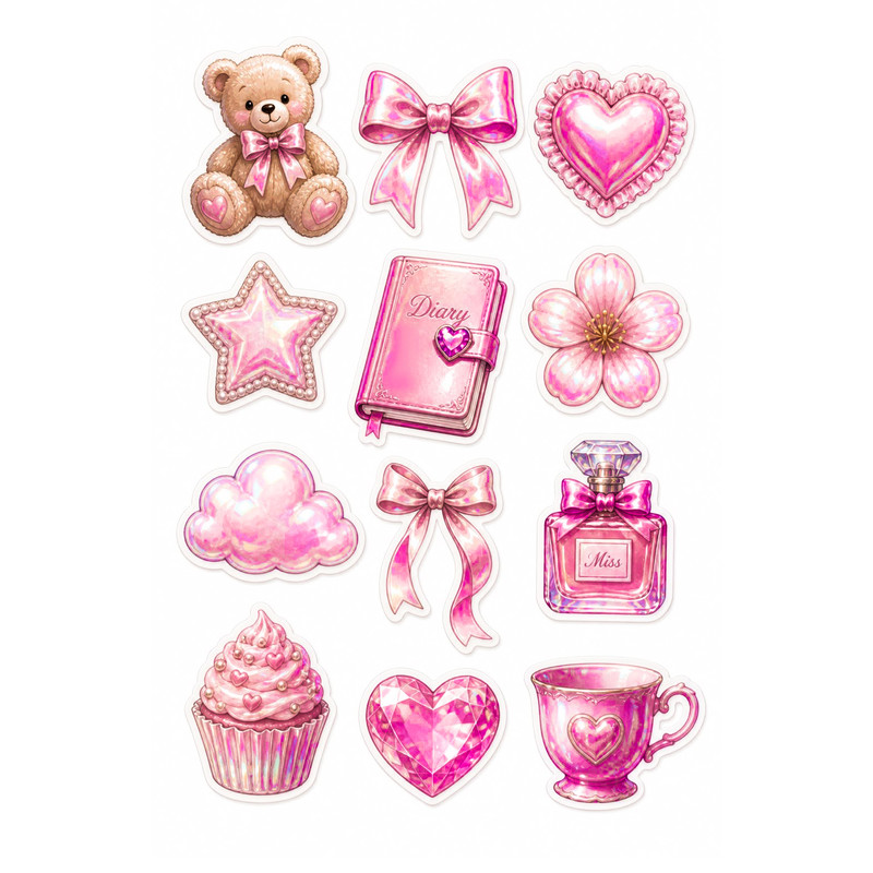 برچسب مدل دخترانه طرح girl کد32