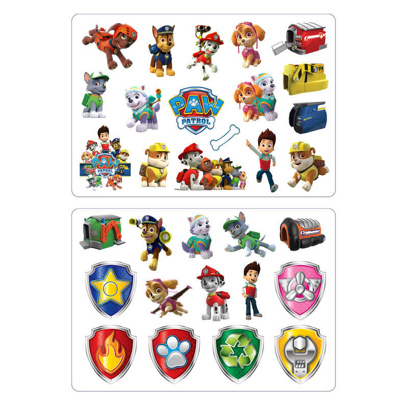 برچسب مدل PAW PATROL مجموعه  2 عددی