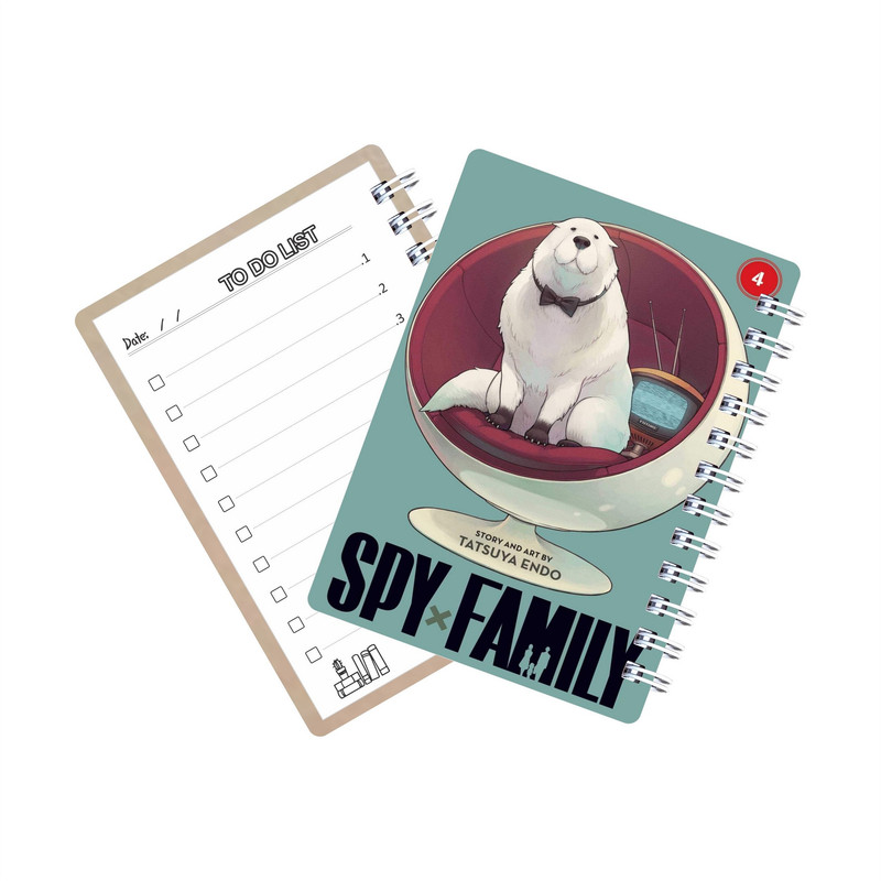 دفتر یادداشت چوبی طرح خانواده جاسوس کد spy x family 1