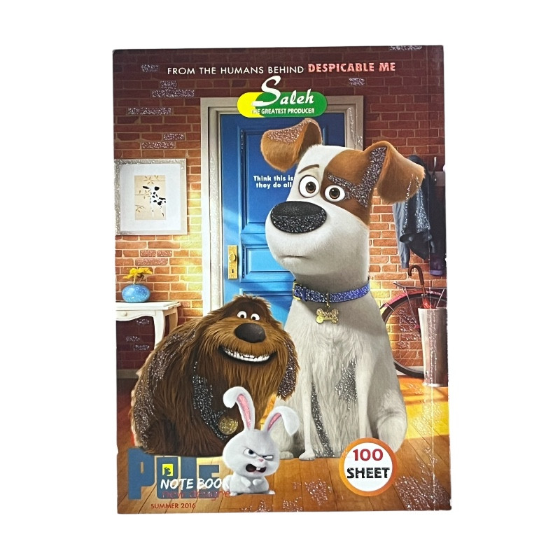 دفتر مشق 100 برگ صالح کد 04